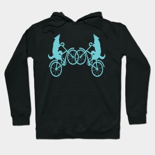 Wolf bicycle nice cute cool colorful Hoodie